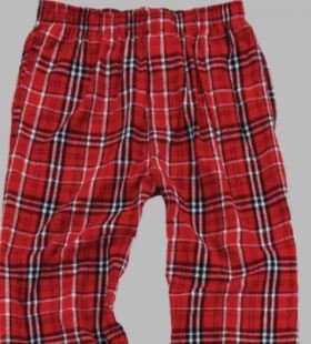 Plaid Flannel Cheerleader Lounge Pants Pajama Shirt/Pants, Matching Top, Cheer Leading PJ Shirt And Bottoms, Cheer Gift Matching Pajama Set