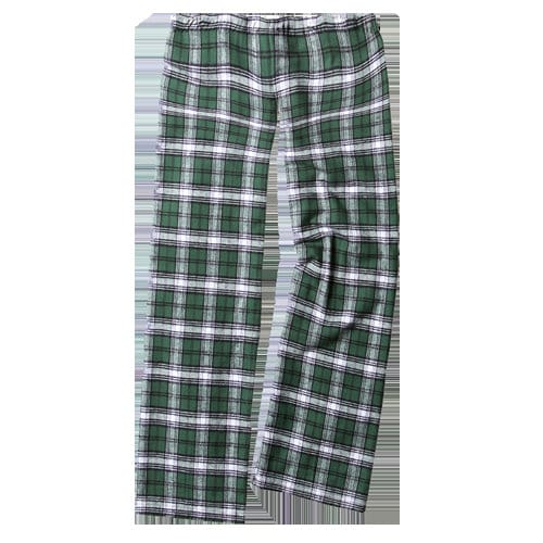 Flannel Plaid Lounge Pants Customized Sport Team Matching Color Wear Team or School Pride Cheer Spirit Screen Print Down Leg Customization